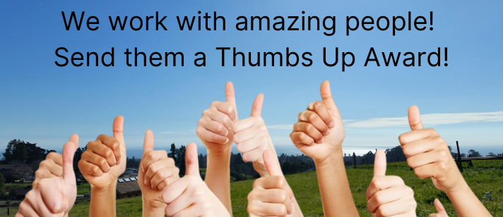 Send a Thumbs Up Award